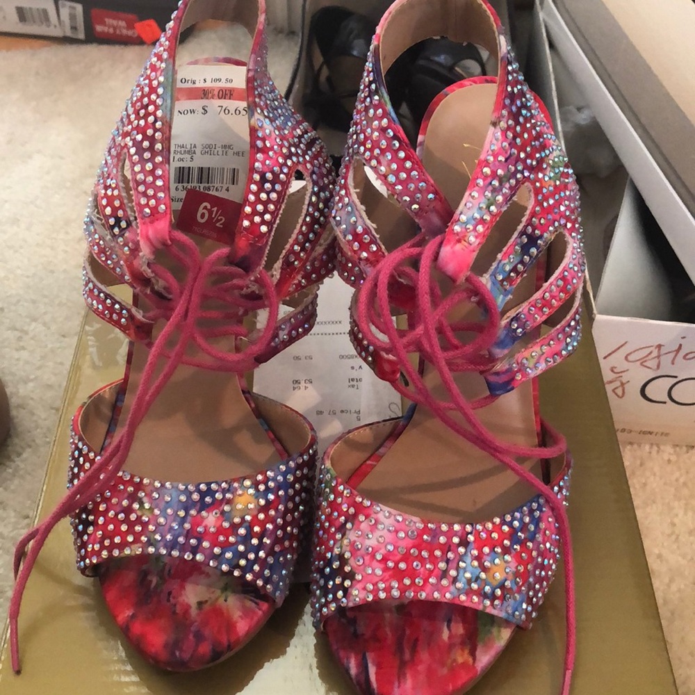 Thalia Sodi Bedazzled Shoes!
